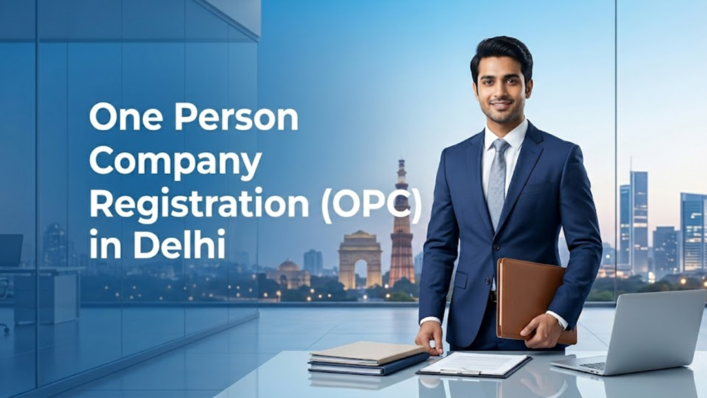 One Person Company Registration in Delhi