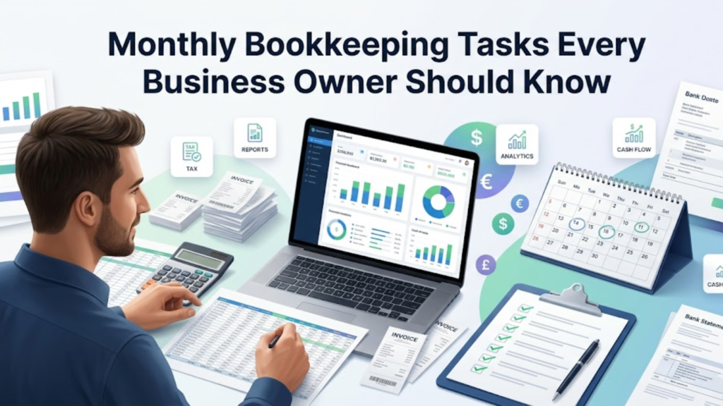 Monthly Bookkeeping Tasks Every Business Owner Should Know
