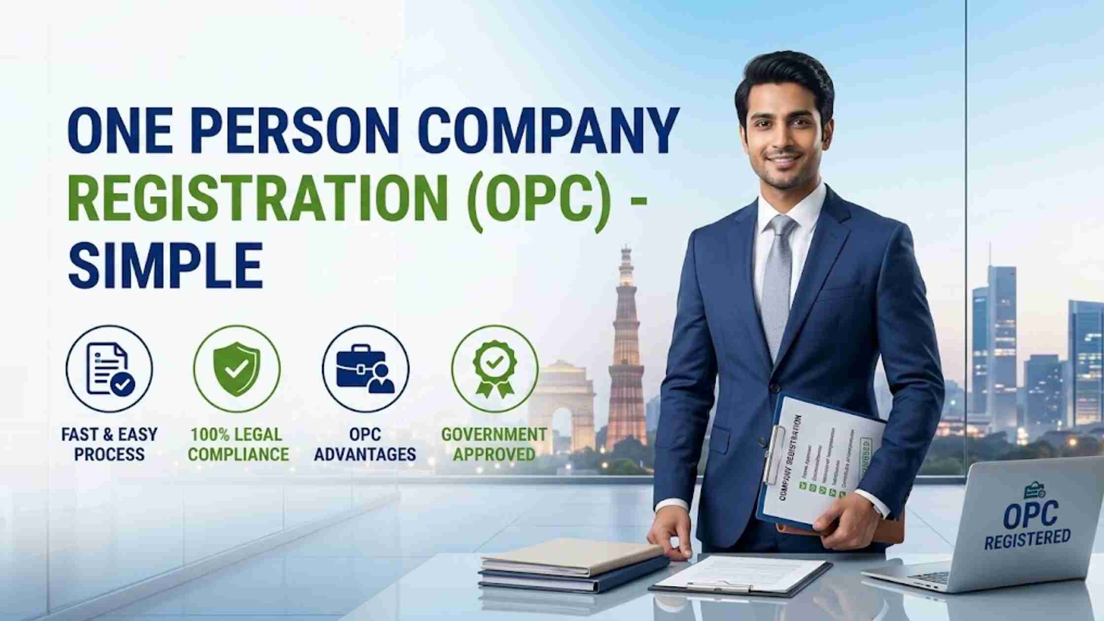 One Person Company Registration in Delhi