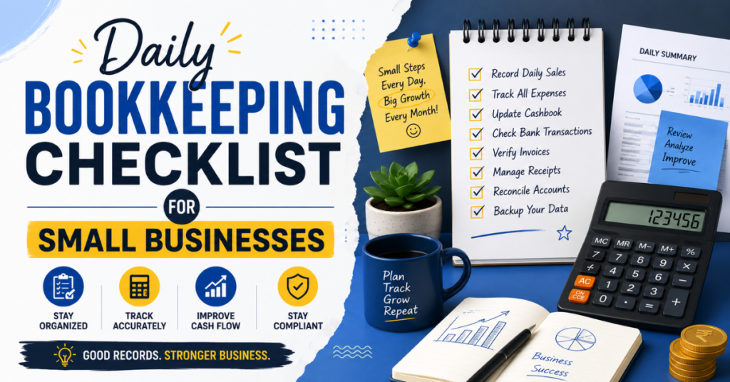 Daily Bookkeeping for Small Businesses