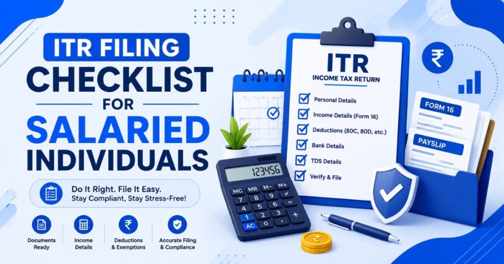 Income Tax Return Filing for Salaried Individuals