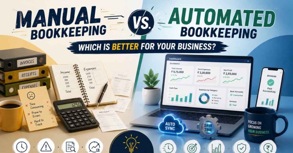 Manual Bookkeeping vs. Automated Bookkeeping