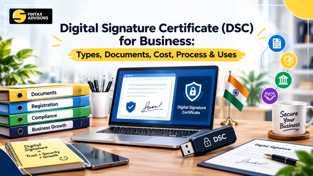Digital Signature Certificates (DSC) | SSFintax Advisor